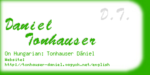 daniel tonhauser business card