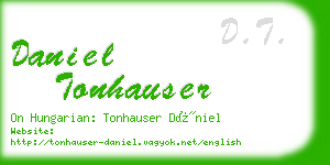 daniel tonhauser business card